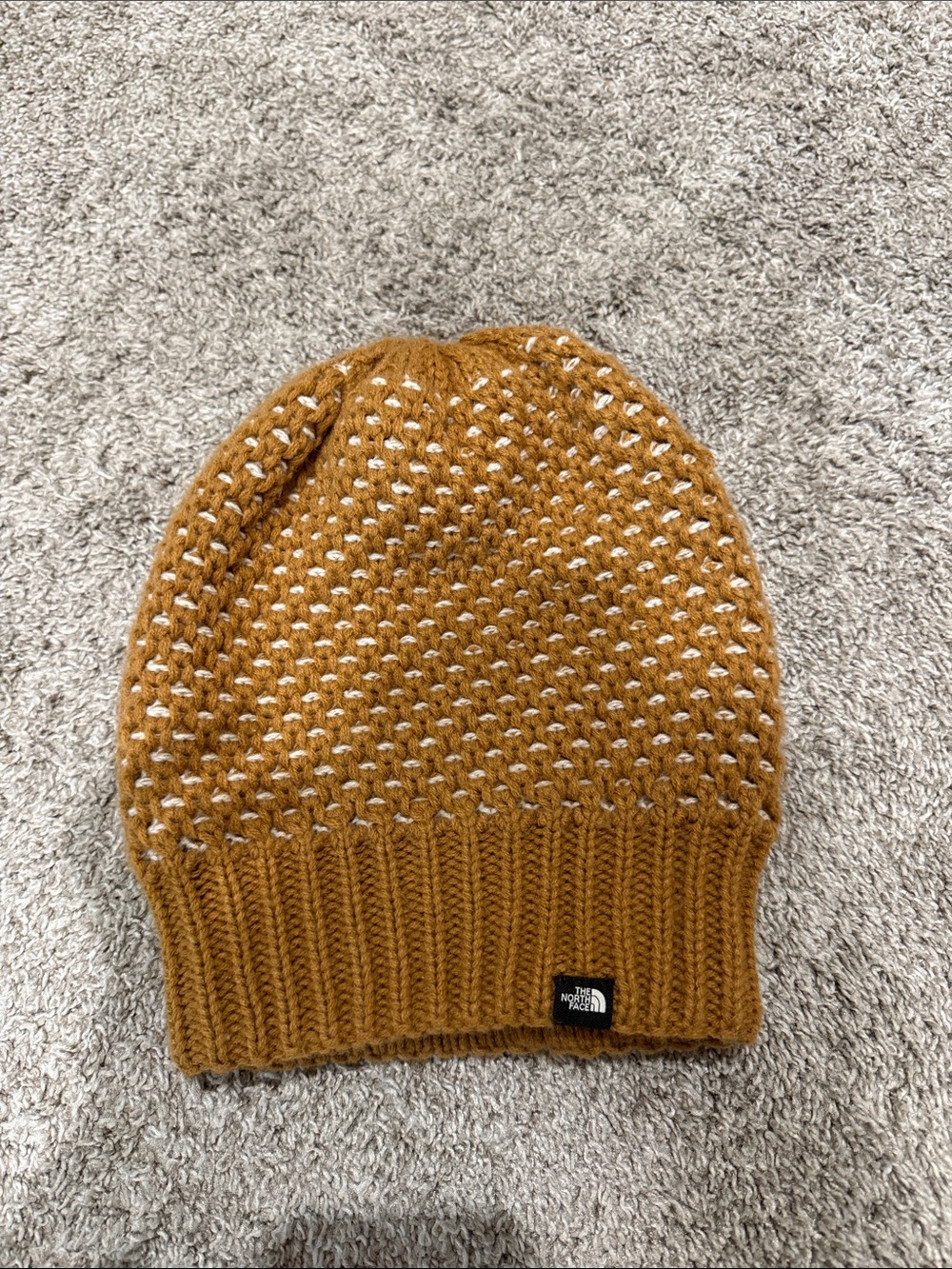 The North Face Golden Mustard Knit Beanie